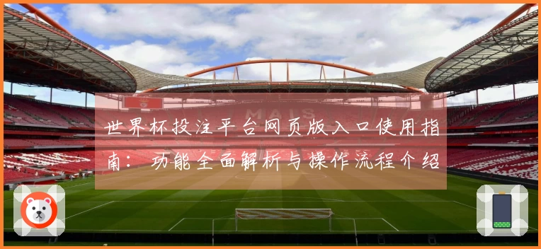 世界杯投注平台网页版入口使用指南:功能全面解析与操作流程介绍