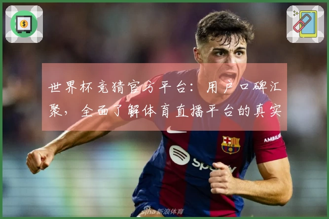 世界杯竞猜官方平台:用户口碑汇聚,全面了解体育直播平台的真实体验